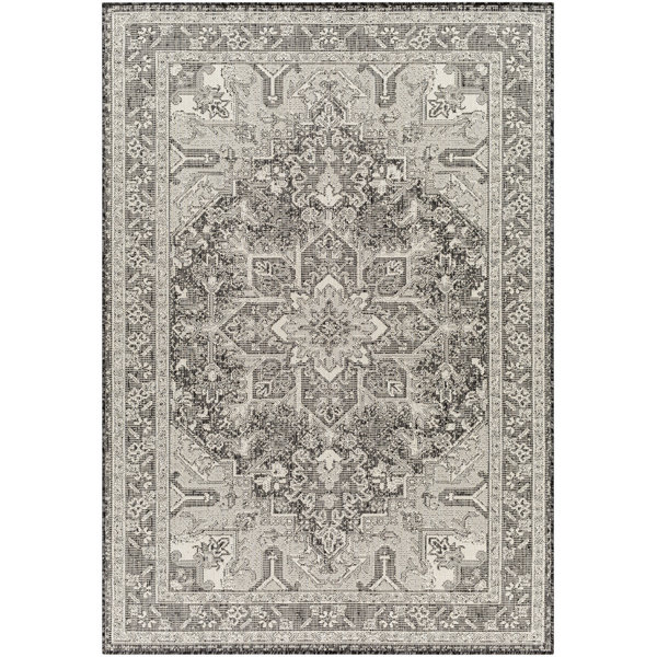 Latitude Vive Arrowyn Machine Woven Grey/Ivory Outdoor Rug Wayfair.co.uk